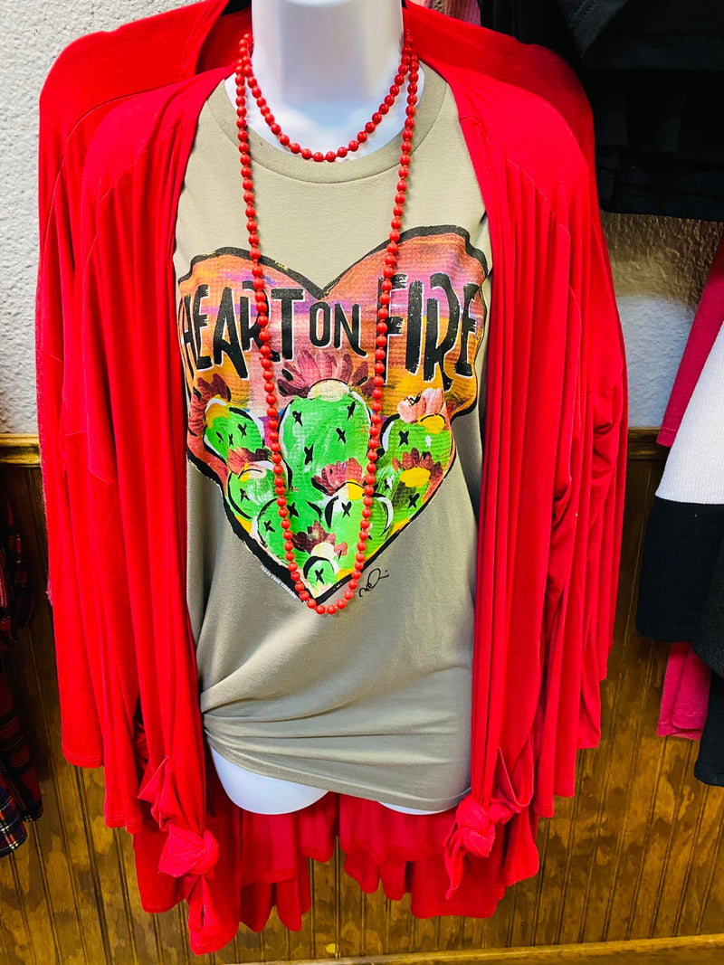 Heart on Fire Tee