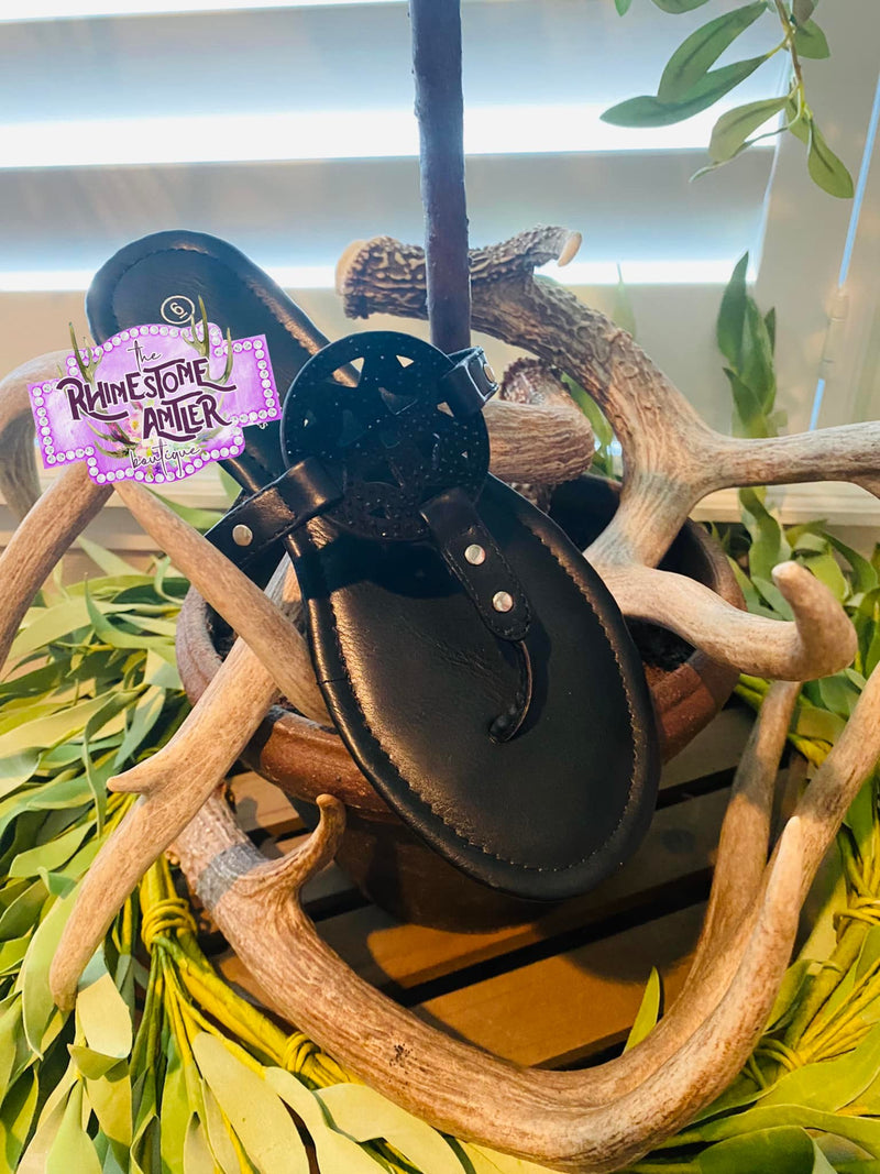 Black Designer Sandals