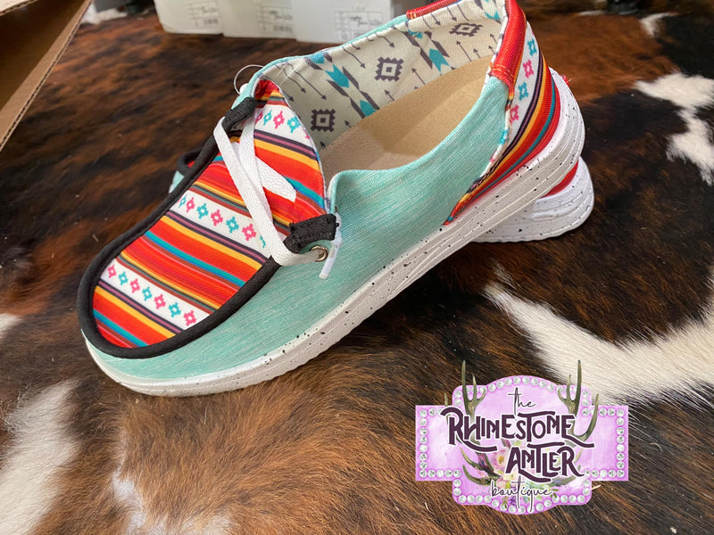 Sunset Serape Shoes