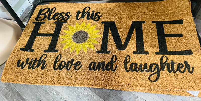 Bless This Home Outdoor/Indoor Rug