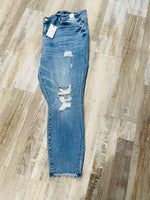 PLUS SIZE - Judy Blue High Waist Skinny Fit Distressed Jeans