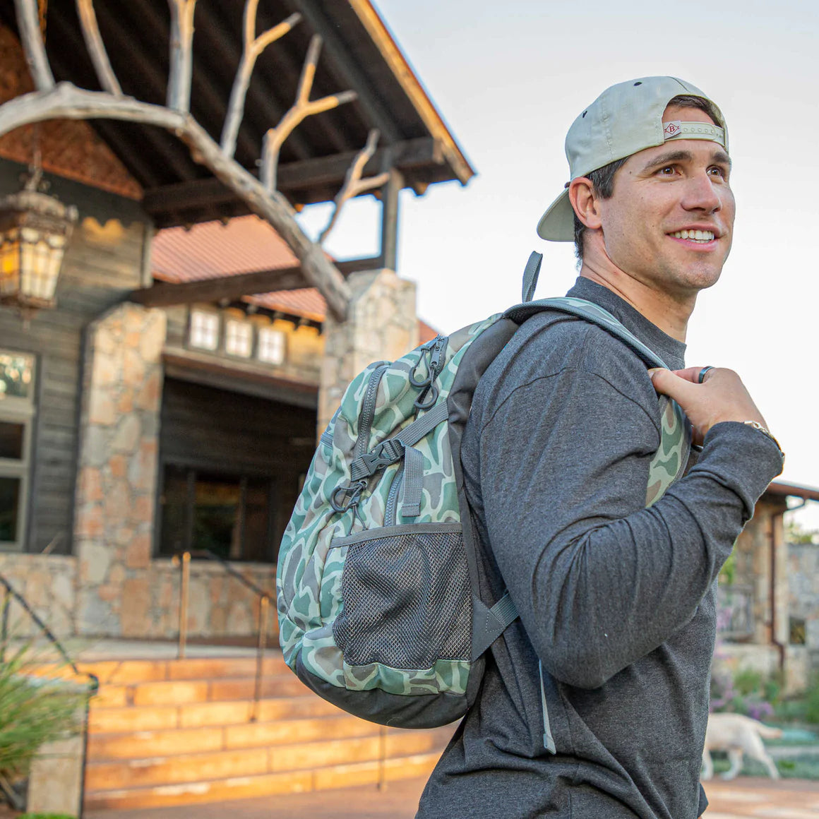 Camo Cowhide Backpack Crossover