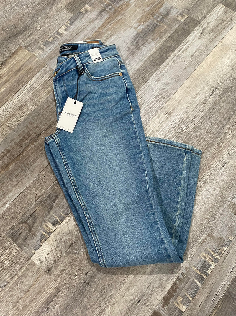 High Waist Crossed Over Waistband Relaxed Fit JB