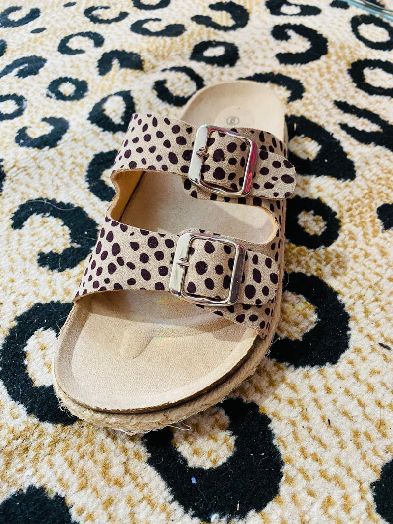 Cheetah Print Sandals